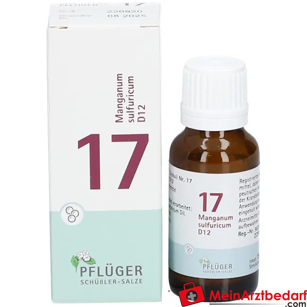 BIOCHEMIE PFLÜGER® Nr. 17 Manganum sulfuricum D12.
