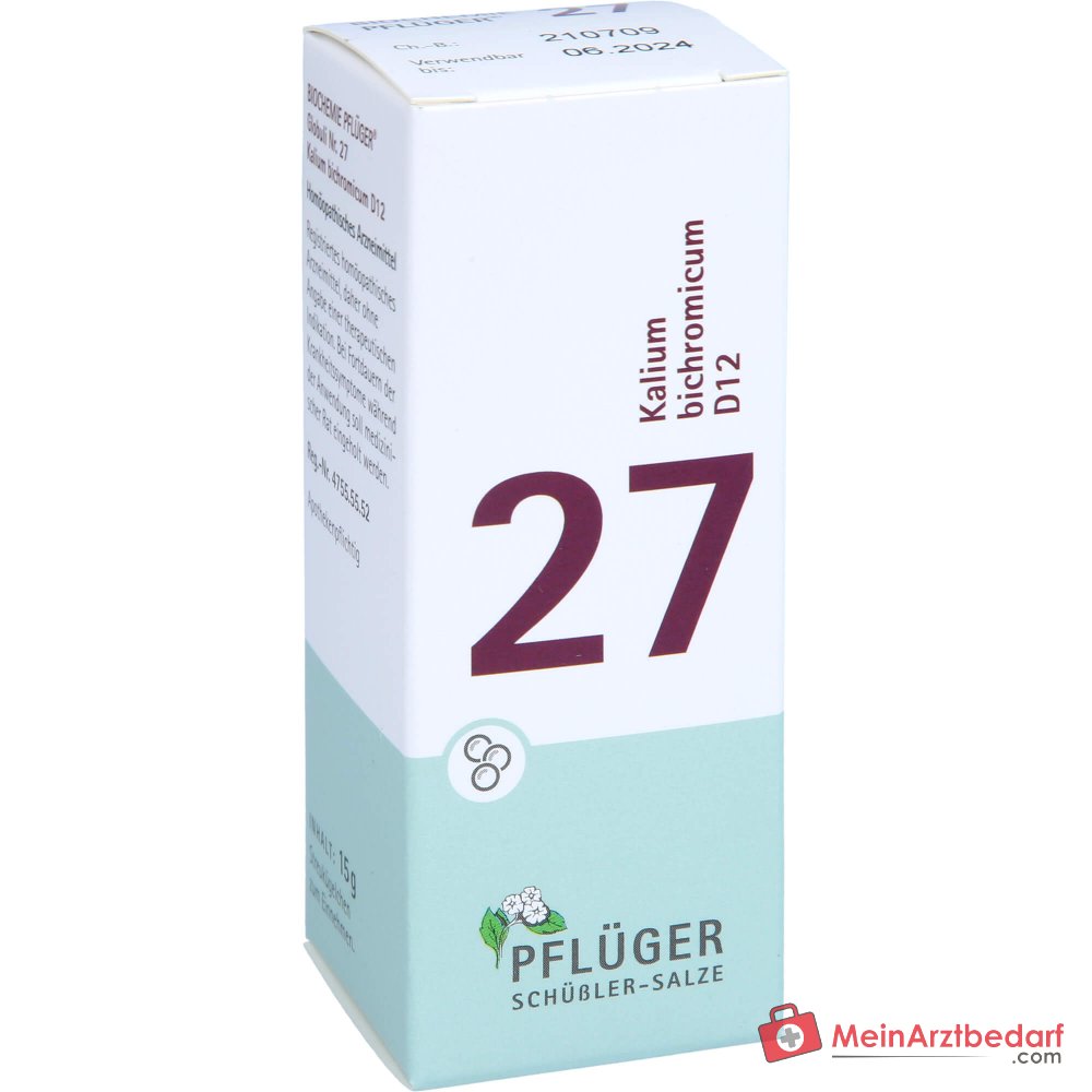 Biochemie Pflüger Globuli Nr. 27 Kalium bichromicum D12 korrels, 15 g