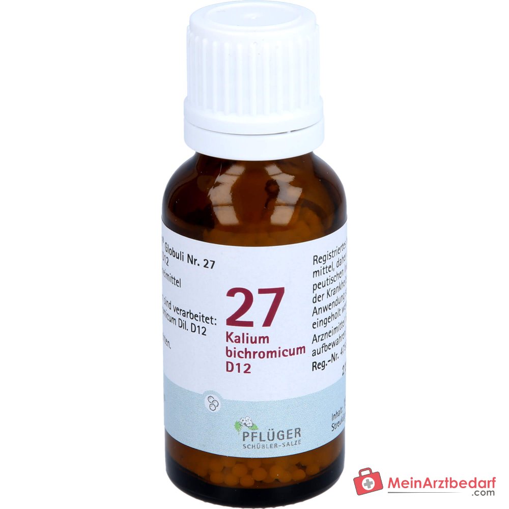 Biochemie Pflüger Globuli Nr. 27 Kalium bichromicum D12 korrels, 15 g