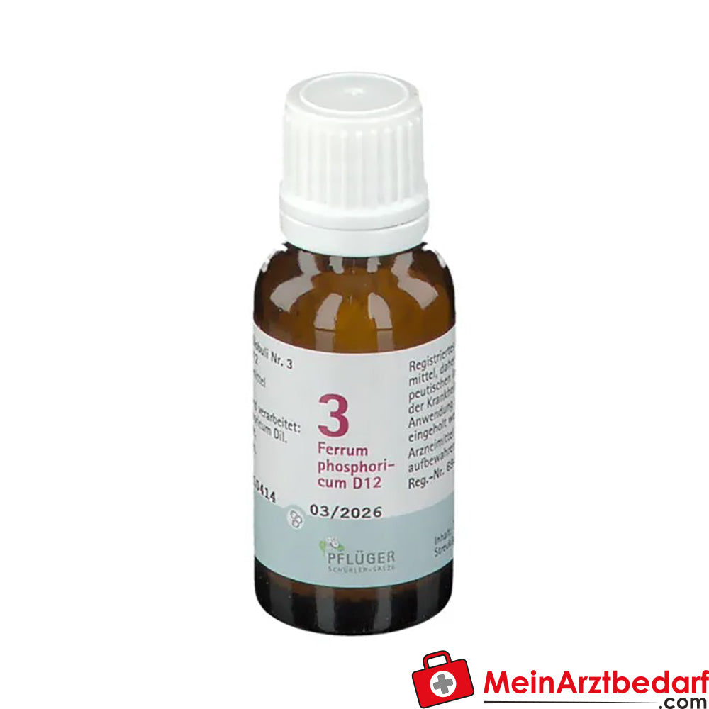 BIOCHEMIE PFLÜGER Nr. 3 Ferrum phosphoricum D12.