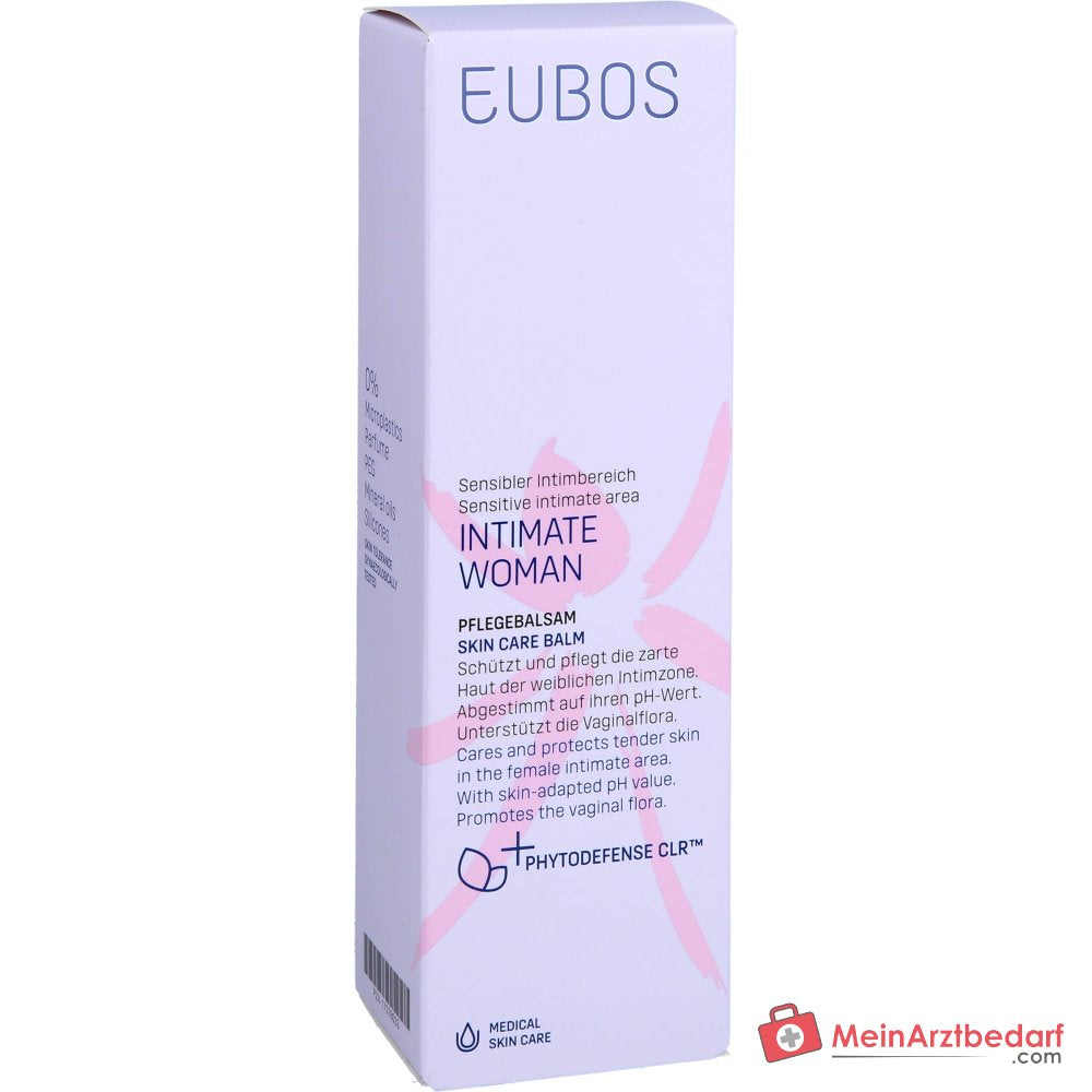 Eubos Intimate Woman Pflegebalsam Panthenol / Aloe Vera / Jojobaöl / Hamamelis Balsam, 125 ml.