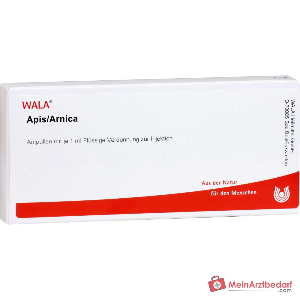 WALA Apis/Arnica Dilución líquida para inyección, 10 x 1 ml