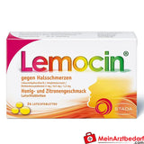 Lemocin gegen Halsschmerzen 2mg/0,6mg/1,2mg Honig/Zitrone.