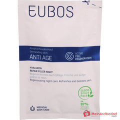 Eubos Anti Age Hyaluron Repair Filler Night Nachtcreme Nachfüllbeutel, 50 ml.