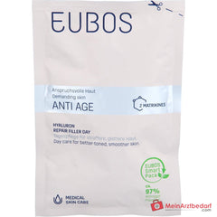 Eubos Anti Age Hyaluron Repair Filler Day Hyaluronsäure / Niacinamid / Panthenol / Coenzym Q10 Tagescreme Nachfüllbeutel, 50 ml.