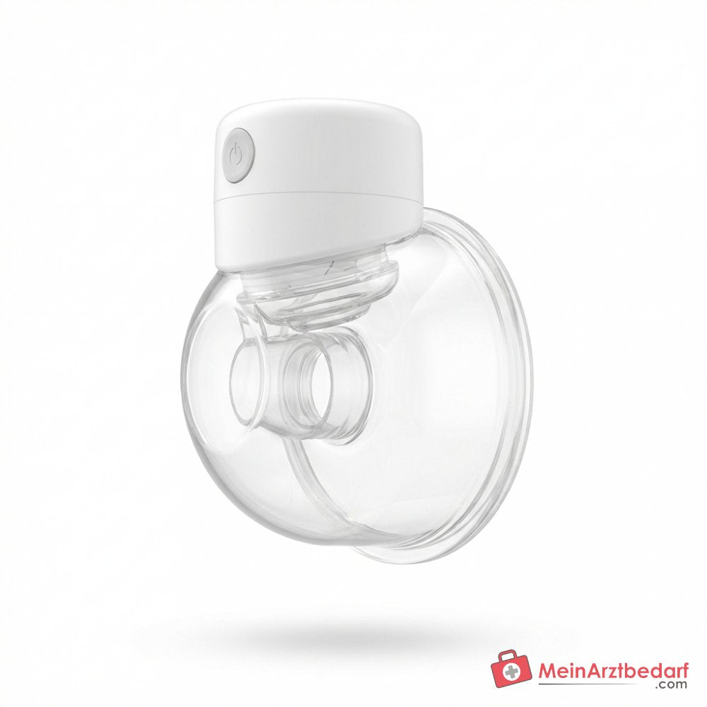 Momcozy M5 draagbare elektrische borstkolf 230g, 3 modi & 9 zuigstanden, 105° flenshoek, microtrillingen, handsfree, 24 mm flens, set van 2.