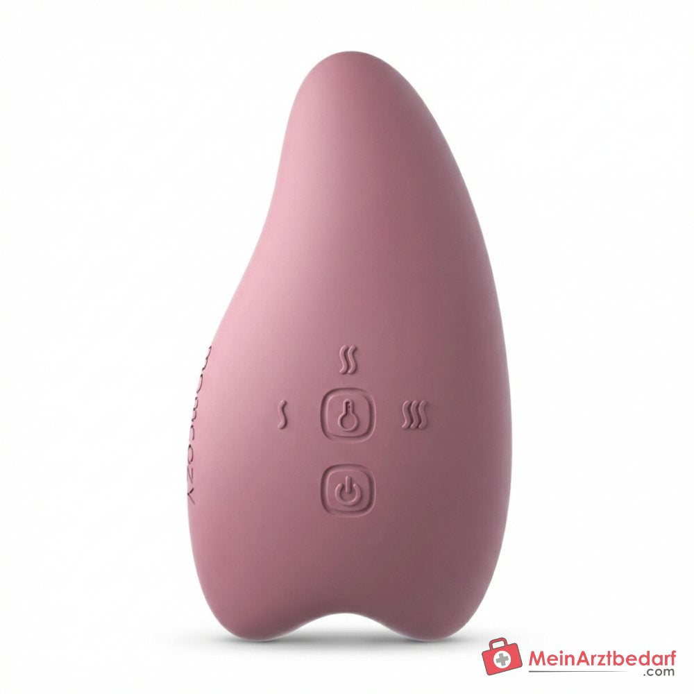 Appareil de massage pour lactation Momcozy 2-en-1 avec chaleur et vibration, 6 niveaux d'intensité, étanche IPX7, rechargeable par USB magnétique, Rose