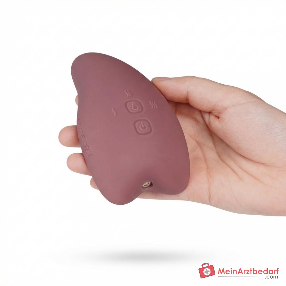 Appareil de massage pour lactation Momcozy 2-en-1 avec chaleur et vibration, 6 niveaux d'intensité, étanche IPX7, rechargeable par USB magnétique, Rose