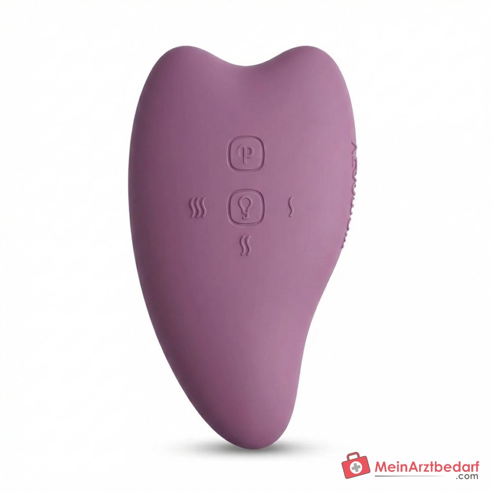 Momcozy urządzenie do masażu piersi 2 w 1 z funkcją podgrzewania i wibracji, 2 tryby, 6 poziomów intensywności, wodoodporność IPX7, magnetyczne ładowanie USB, wolne od BPA