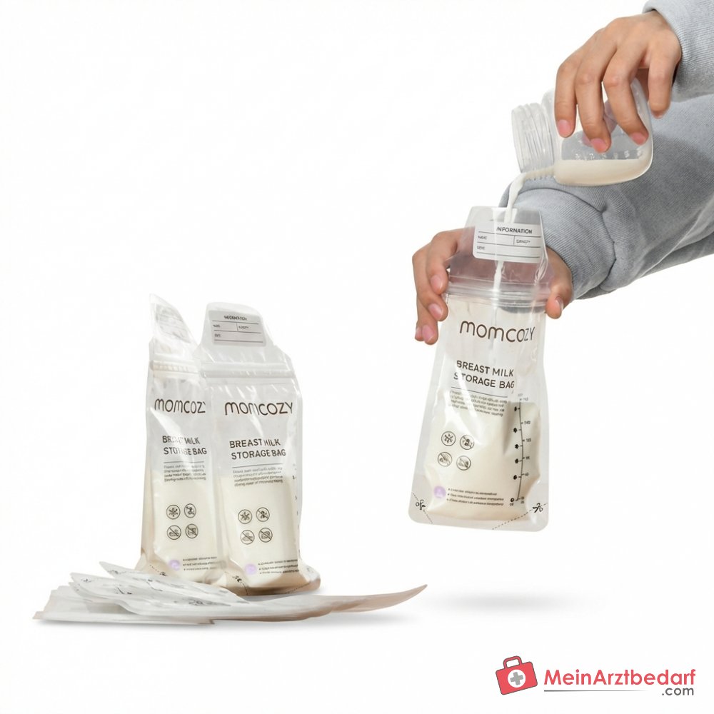 Momcozy Muttermilchbeutel mit Temperaturanzeige, 120 Stk.