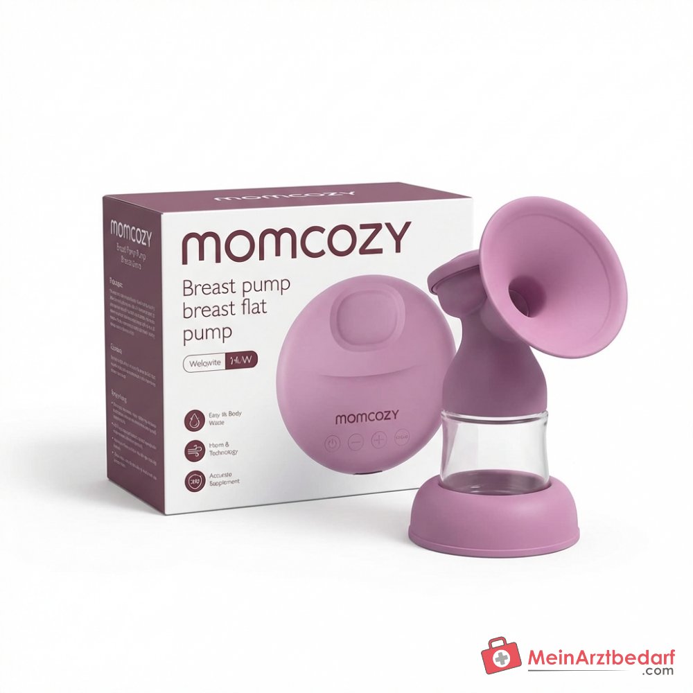Appareil de massage de lactation Momcozy LM02 3-en-1 avec pétrissage, chaleur et vibration, 3 vitesses de pétrissage, 6 modes de vibration, 3 niveaux de chauffage, étanchéité IPX6, batterie 1200 mAh