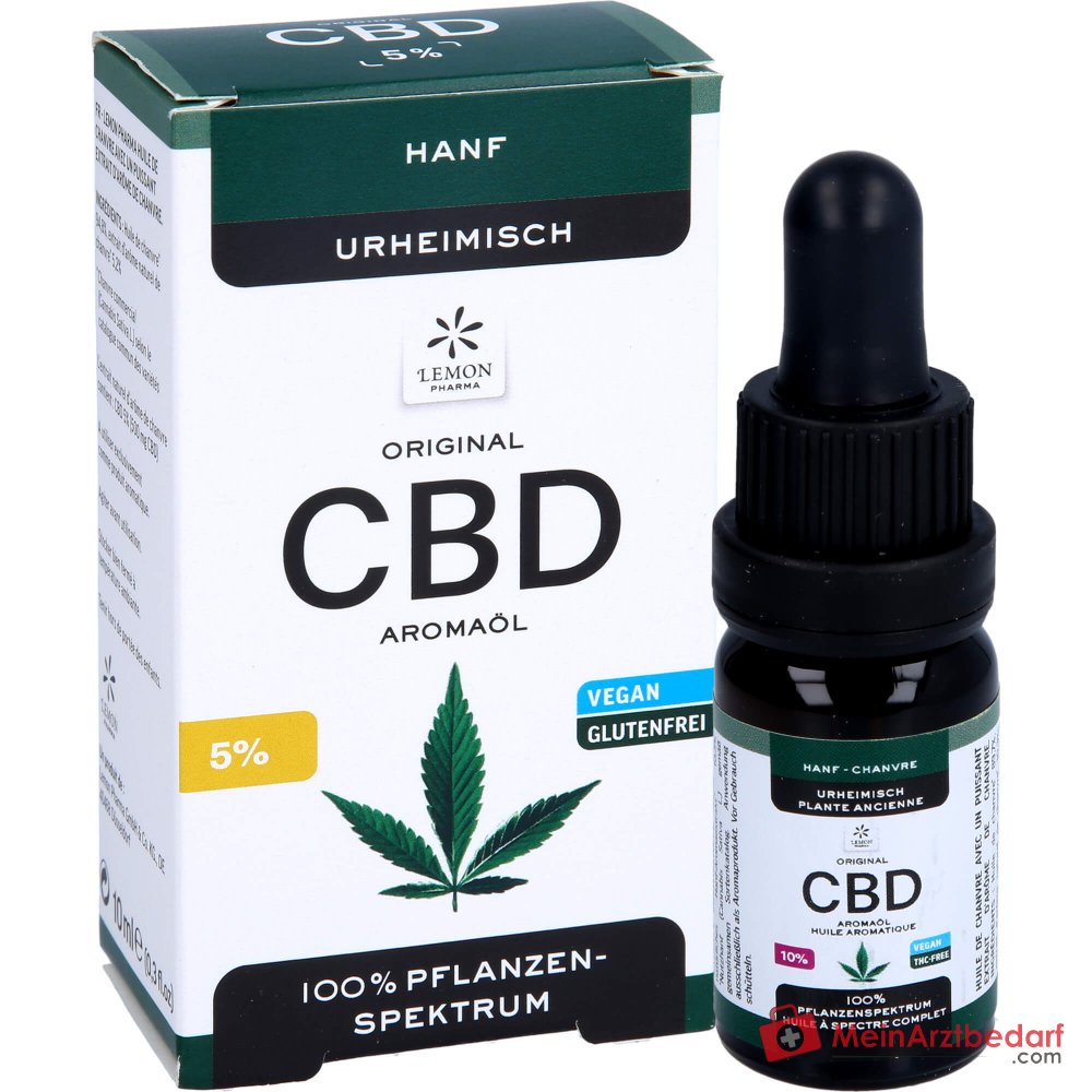 Lemon Pharma CBD Aromaöl 5% (500 mg) THC-frei
