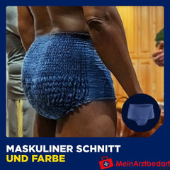 TENA Men Active Fit Pants Plus blau L/XL.