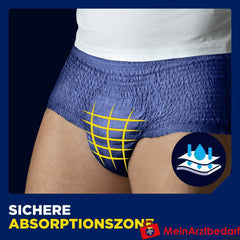 TENA Men Active Fit Pants Plus blau L/XL.
