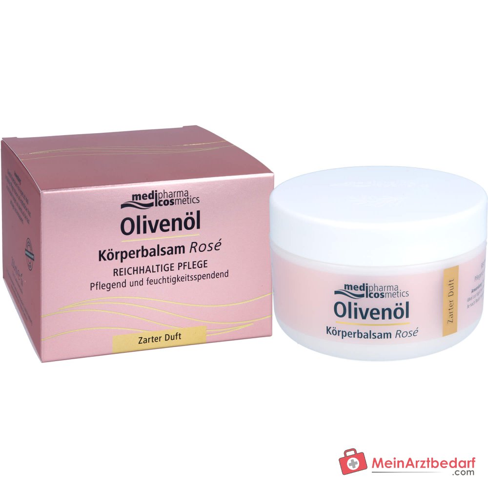 Medipharma Cosmetics Balsamo Corpo all'Olio d'Oliva Rosé, 250 ml