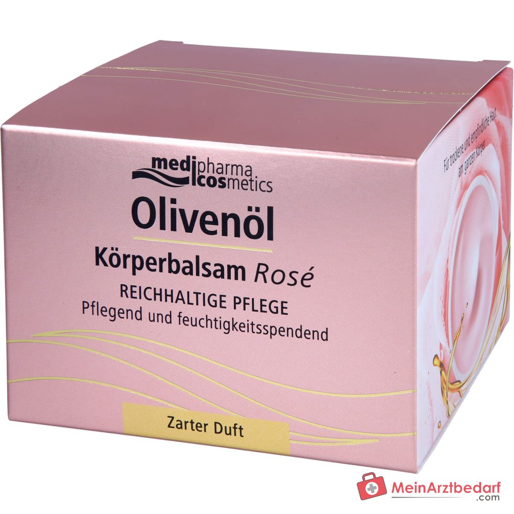 Medipharma Cosmetics Balsamo Corpo all'Olio d'Oliva Rosé, 250 ml