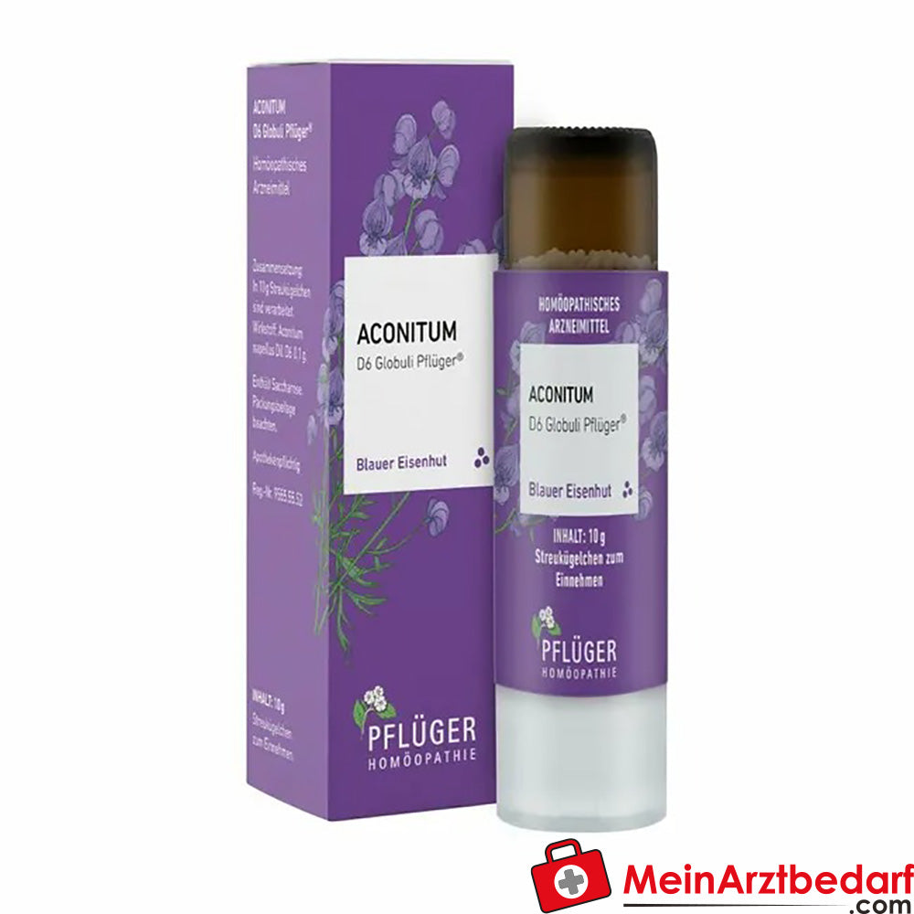 Aconitum D6 Globuli Pflüger®.