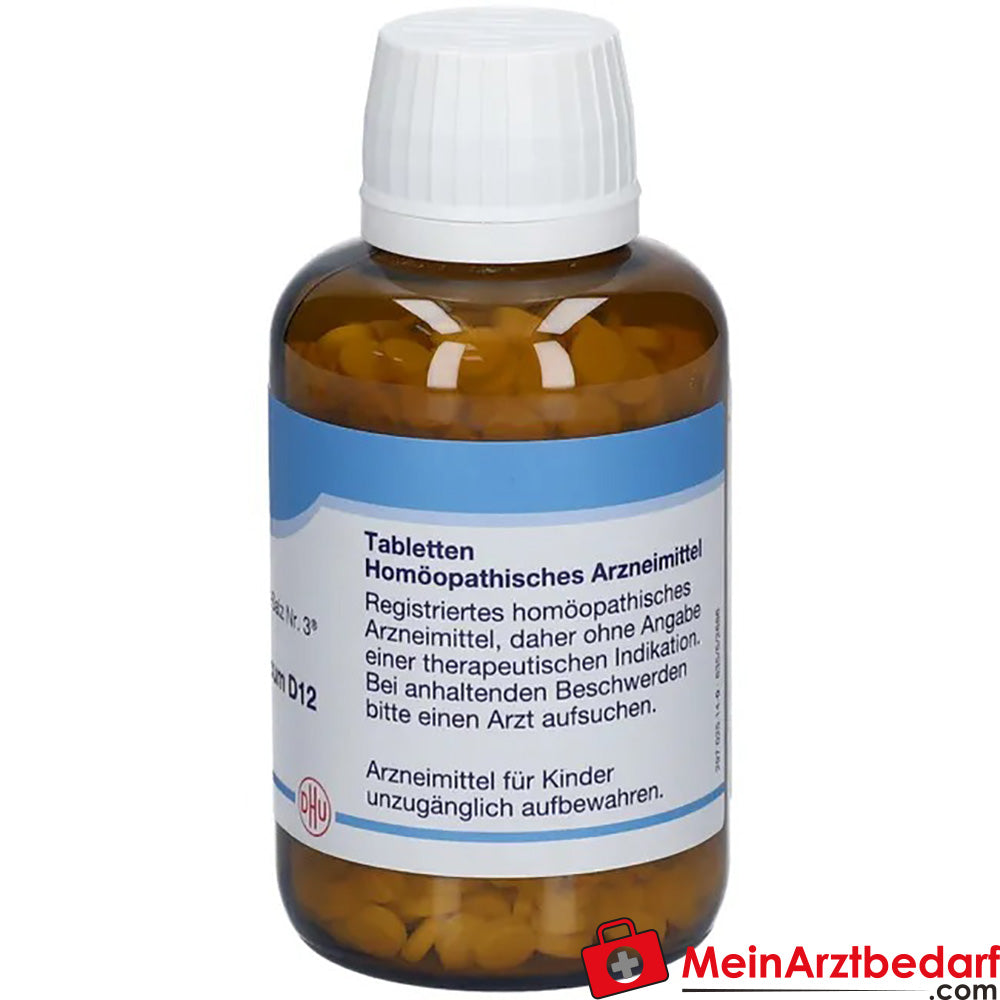 DHU Schuessler zout nr. 3 Ferrum phosphoricum D12 250 mg bolletjes