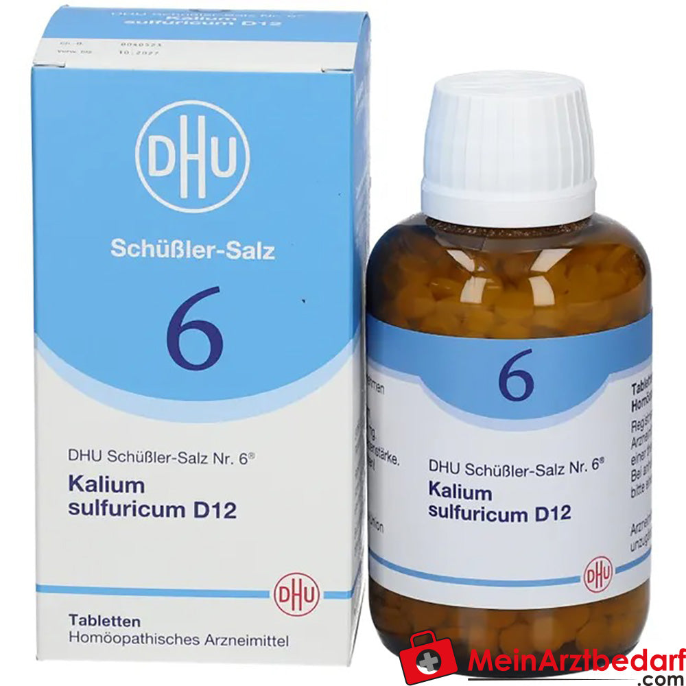 DHU Schuessler zout nr. 6 D12 kaliumsulfuricum hom. medicinale tabletten