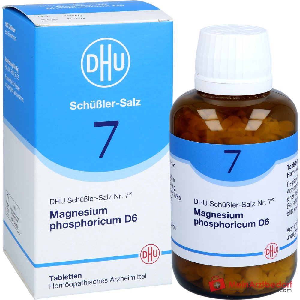 DHU Schuessler zout nr. 7 Magnesium phosphoricum D6 homeopathisch geneesmiddel