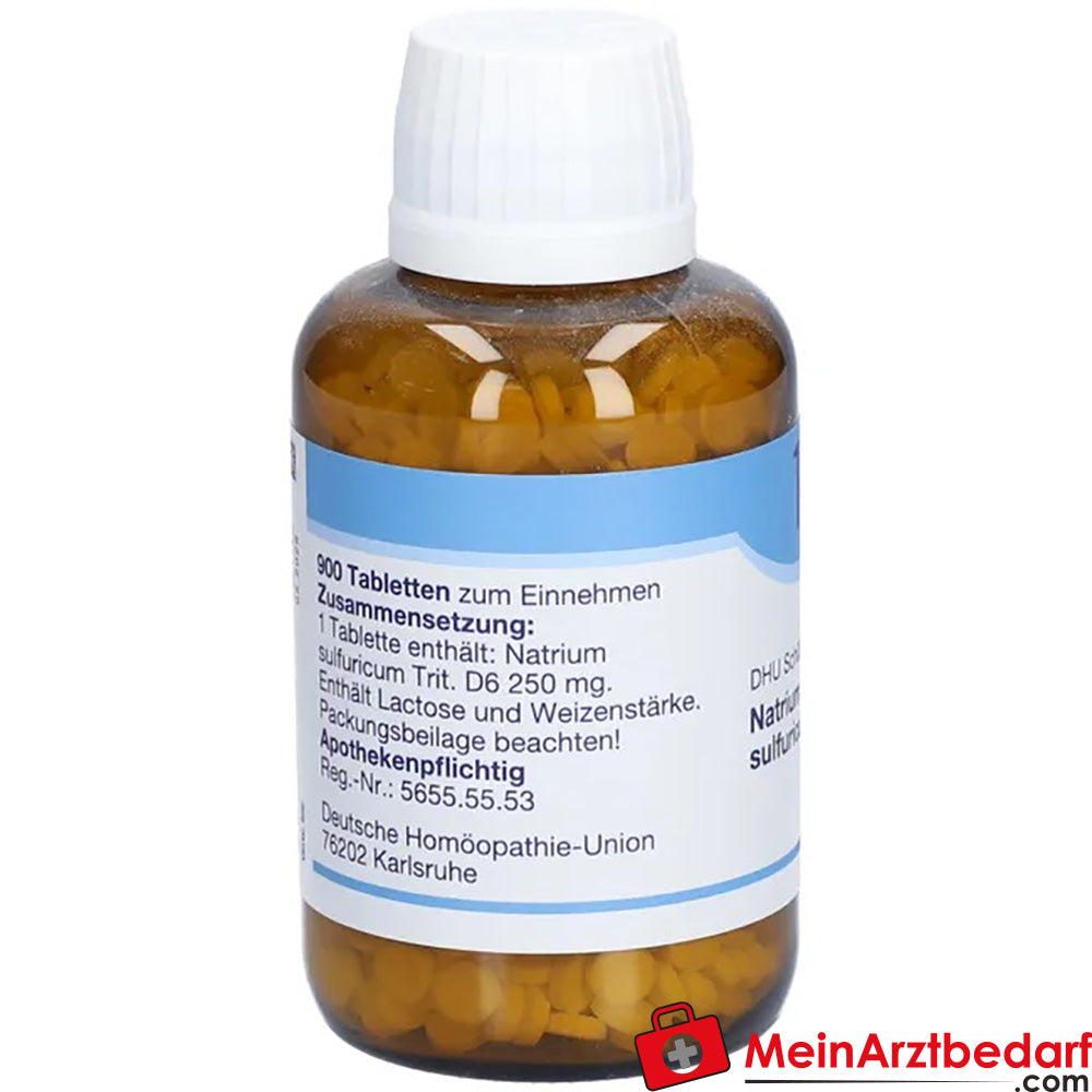 DHU Schuessler Salt No. 10 Natrium sulphuricum D6 tabletki 80 kapsułek