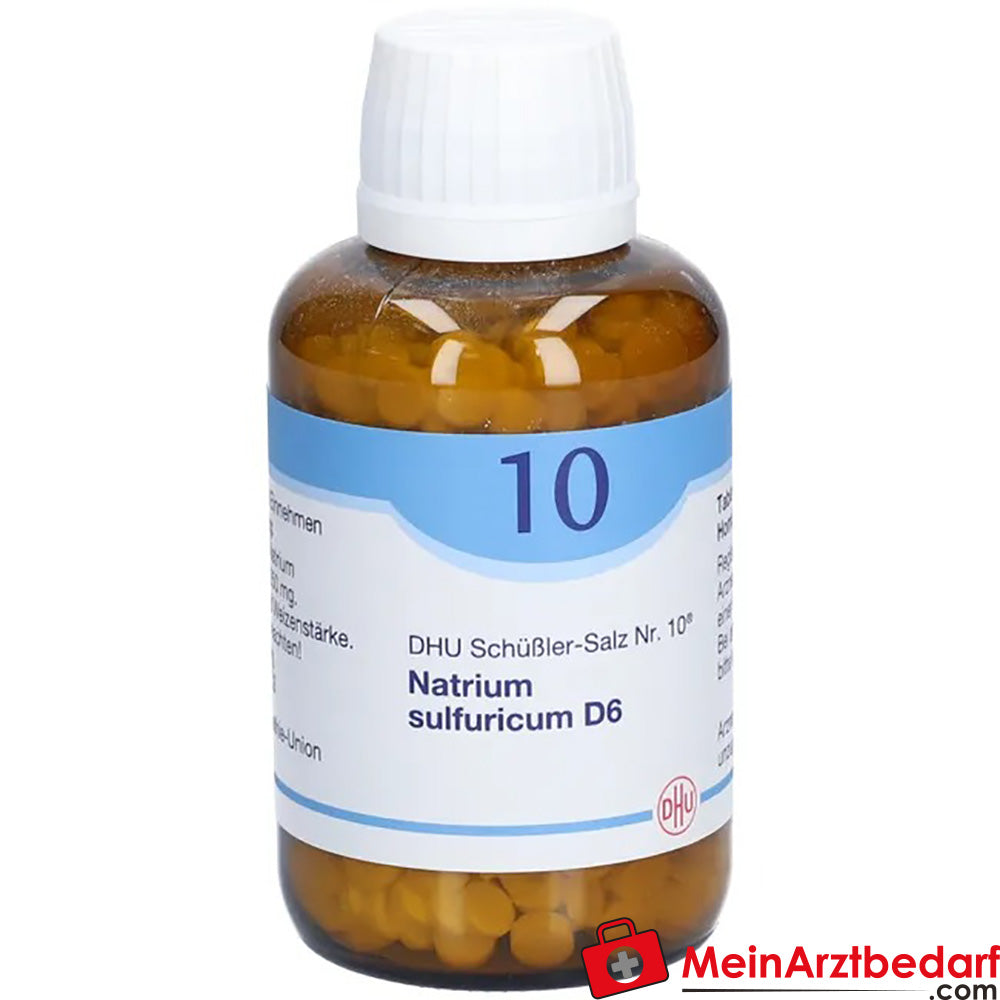 DHU Schuessler Salt No. 10 Natrium sulphuricum D6 tabletki 80 kapsułek