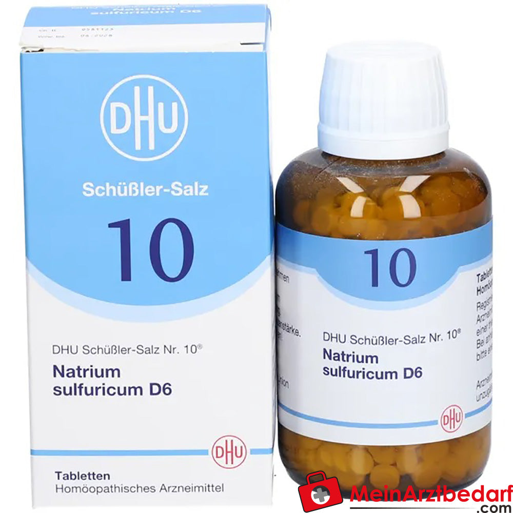 DHU Schuessler Salt No. 10 Natrium sulphuricum D6 tabletki 80 kapsułek
