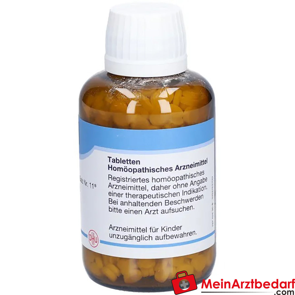 DHU Schuessler Zout nr. 11 Silicea D12 Acidum silicicum 250 mg Tabletten