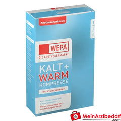 Kalt-Warm Kompresse 12 x 29cm mit Fixierband, 1 St..