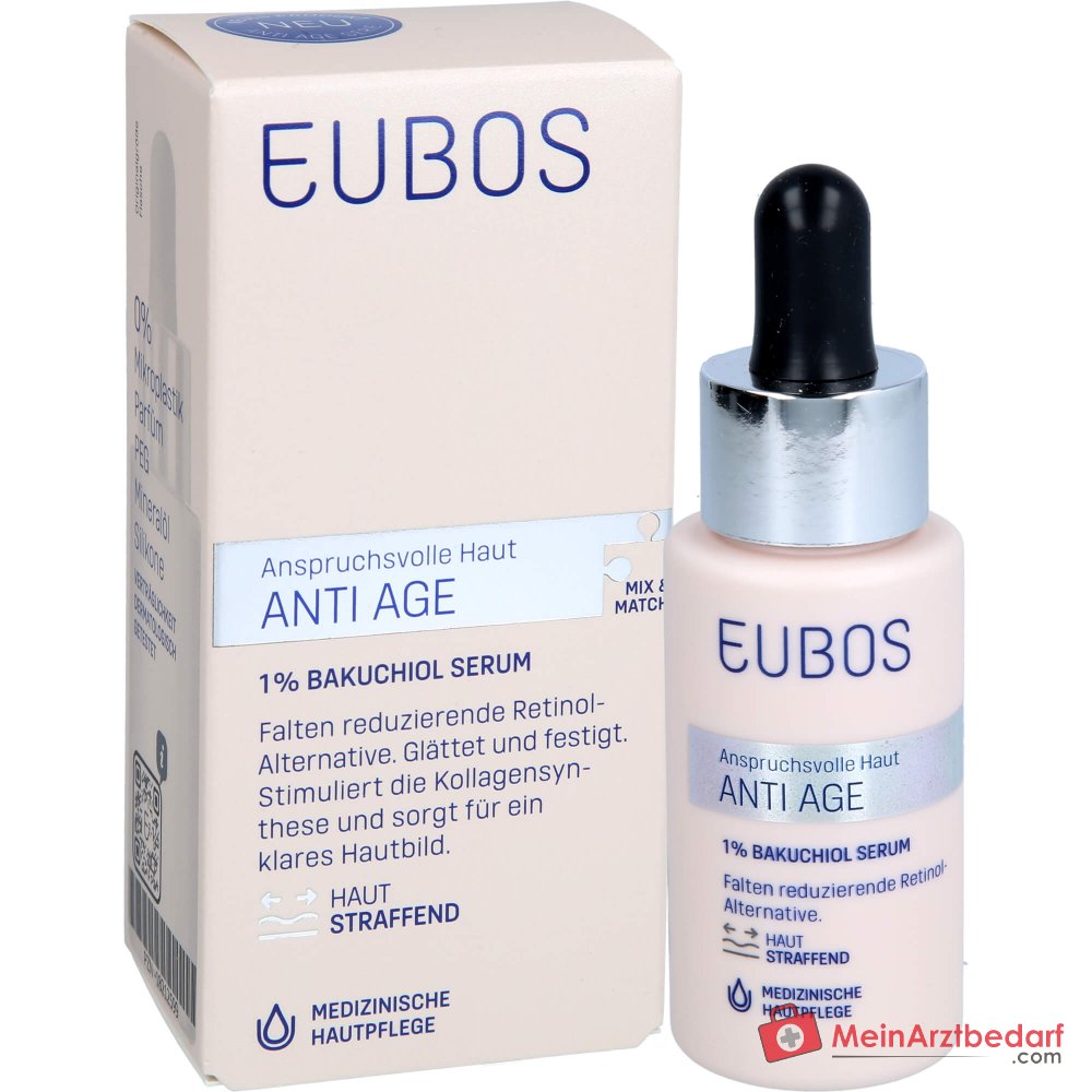 Eubos Anti Age Bakuchiol Serum 1%, 30 ml.