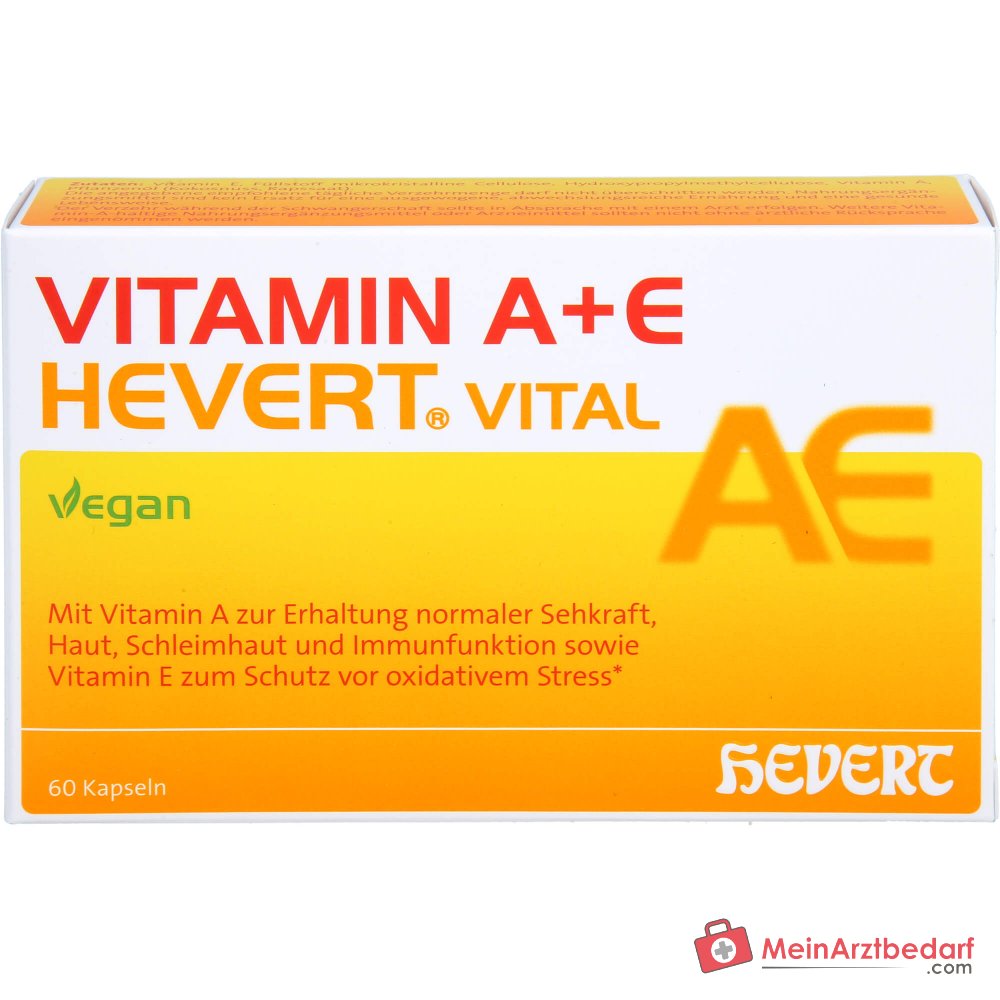 Hevert Kapsułki Witamina A+E Vital, 60 szt.