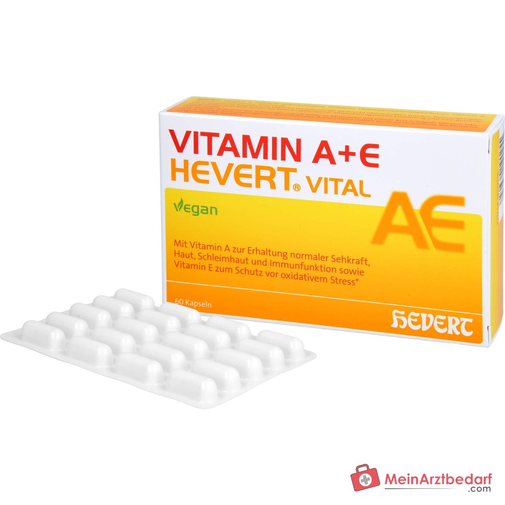 Hevert Kapsułki Witamina A+E Vital, 60 szt.
