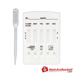 Cleartest Multi Drug Drogentest 6-Fach-Kassetten.