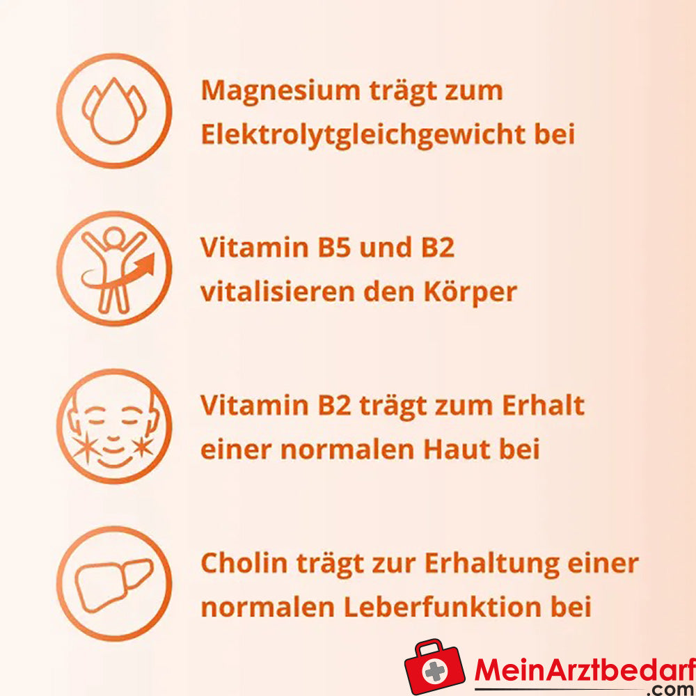Elotrans® reload – Veganes Trinkpulver – Isotonische Elektrolyt-Glucose-Mischung, 15x7,57g.
