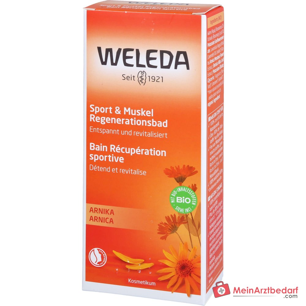 Weleda Sport & Bagno rigenerante per muscoli con arnica, 200 ml