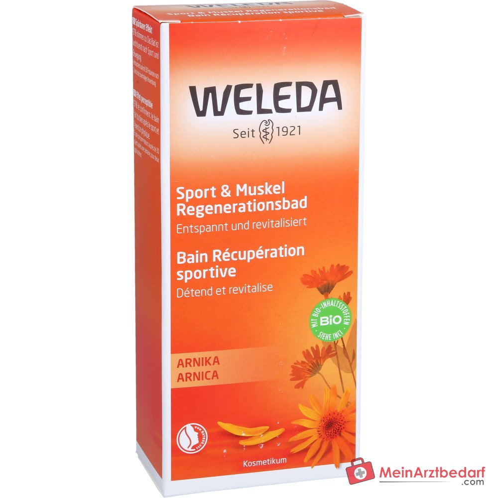 Weleda Sport & Bagno rigenerante per muscoli con arnica, 200 ml