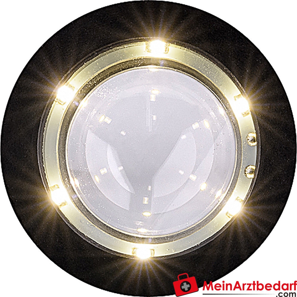 Luxamed LuxaScope Dermatoskop LED 2.5 V, Kontaktscheibe mit Skala.