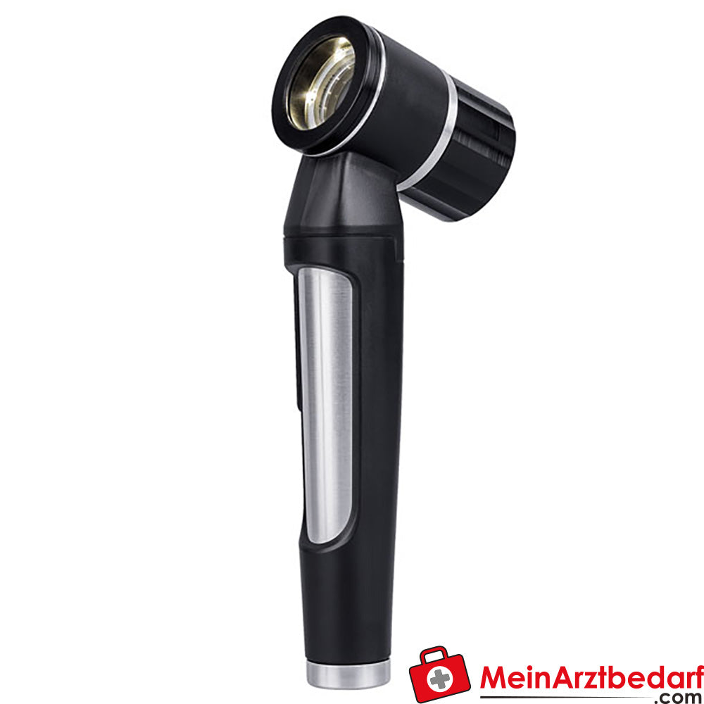 LUXAMED LuxaScope Dermatoskop LED 3.7 V (aufladbar), inkl. USB-Ladegerät EU/UK/US, Kontaktscheibe MIT Skalierung.