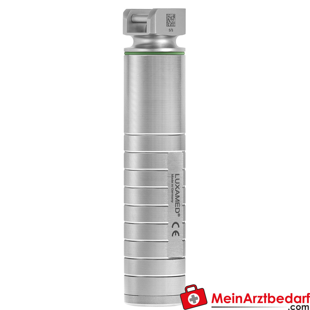 LUXAMED F.O. Laryngoskop Griff LED 3.7 V (aufladbar), inkl. USB-Ladegerät EU/UK/US, medium.