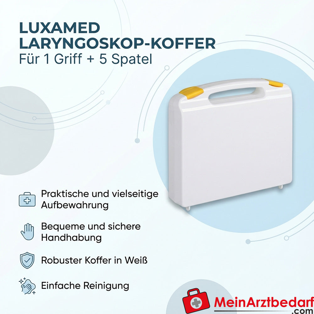 Estuche de laringoscopio LUXAMED para 1 mango + 5 palas
