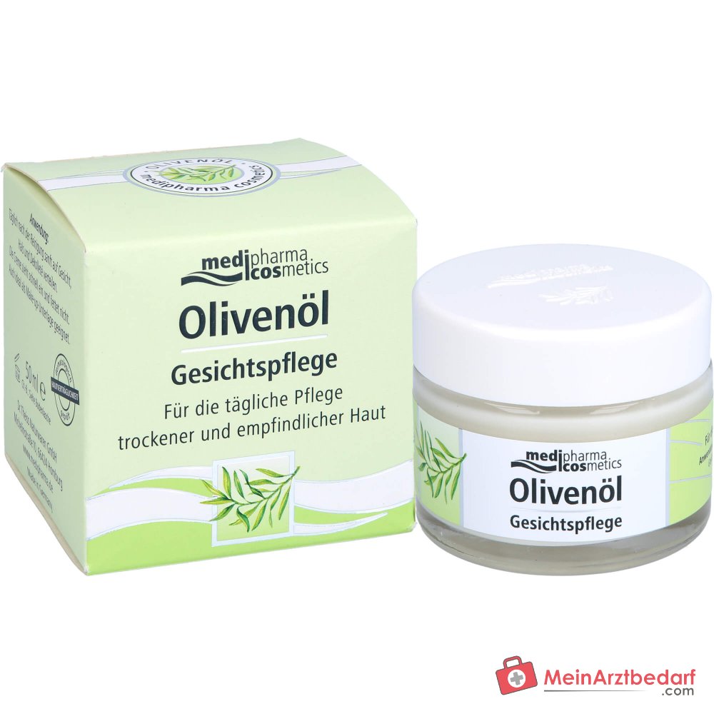 medipharma cosmetics Olivenöl Gesichtspflege Creme, 50 ml