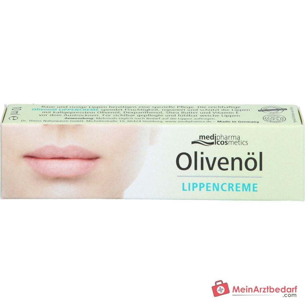 medipharma cosmetics Krem do ust z oliwą z oliwek, 10 ml