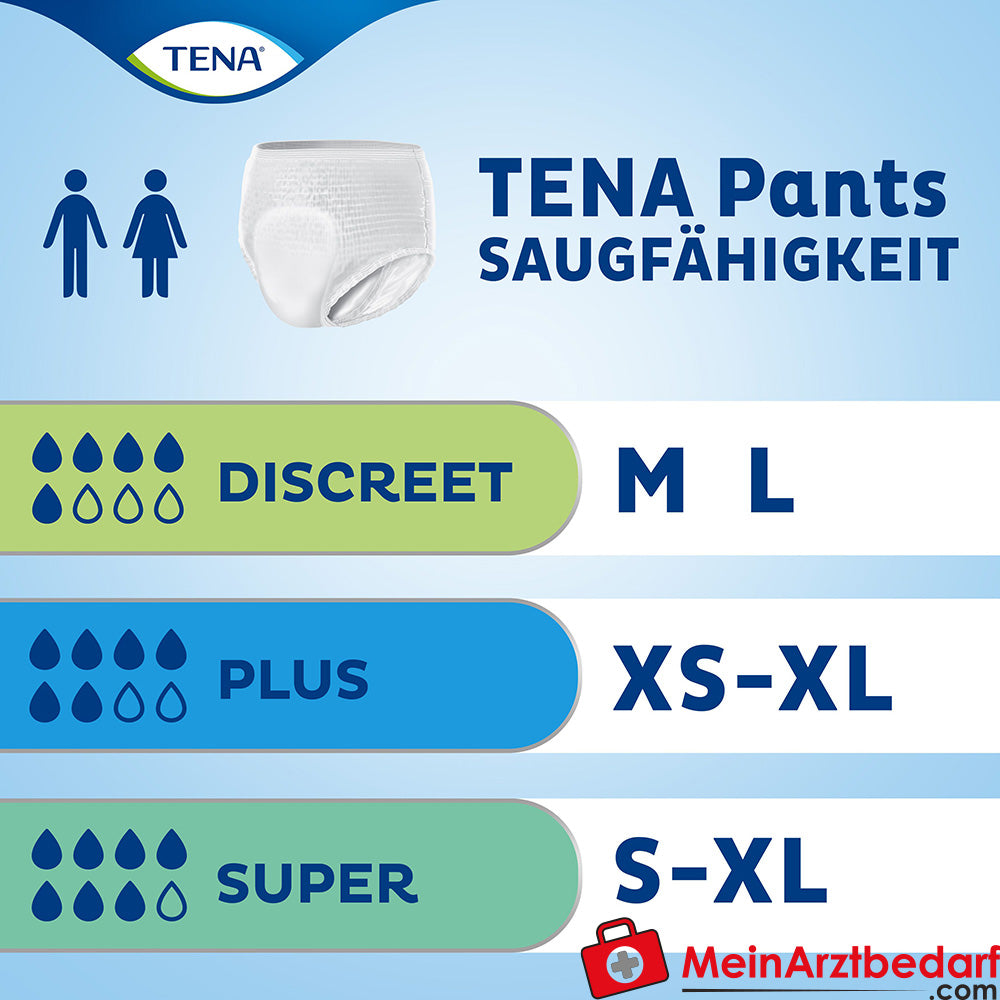 TENA Pants Discreet M bei Inkontinenz.