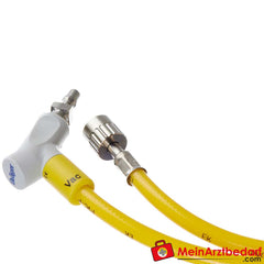 Dräger ZV-Schläuche mit NIST Anschluss nach deutschem Standard für O2/AIR/VAC/N2O.