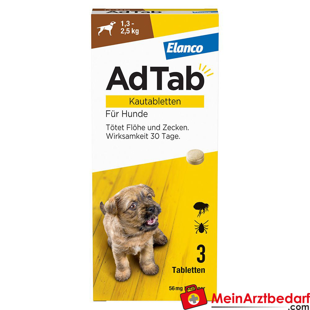 Adtab compresse masticabili per cani, 3 pz.