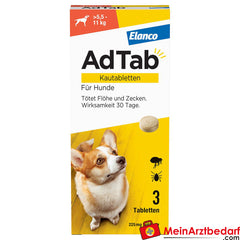 Adtab 225mg Hund 5.5-11kg 3 St.