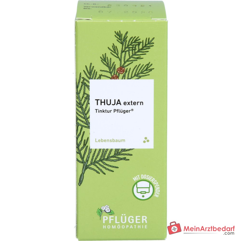 Pflüger Thuja extern nalewka Thuja occidentalis nalewka macierzysta, 20 ml