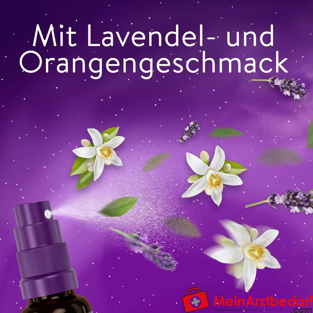 WICK ZzzQuil Gute Nacht Melatonin Spray ohne Zucker und Alkohol, vegan - Lavendel- und Orangengeschmack, 30ml.