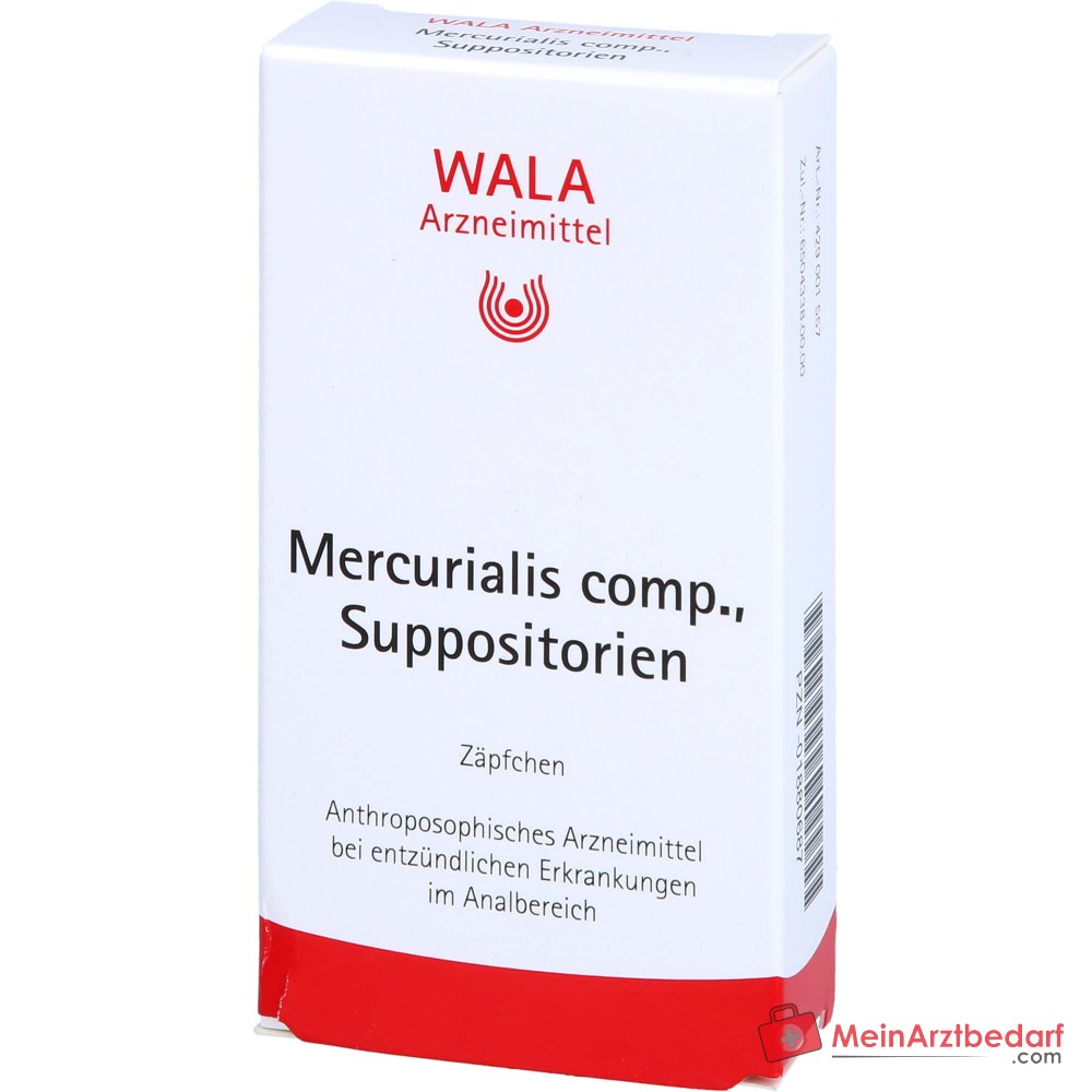 WALA Mercurialis comp. Suppositoires, 10 pièces.