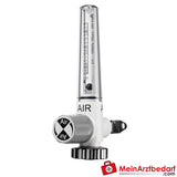 Dräger AIR-Durchflussmesser für den Anschluss an eine Wandanschlussdose.